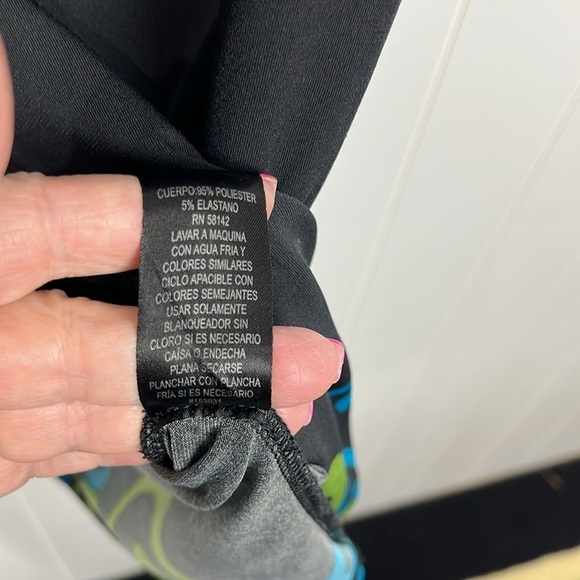 Signature London Womens Dress M Black Green Pullover Swirl Pattern Soft Classy - Picture 8 of 12